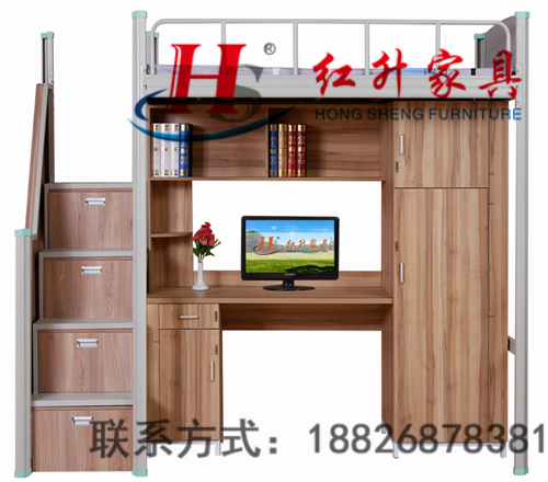 深圳越来越多的学校宿舍引用卡扣式学生公寓床