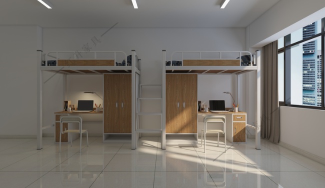 原来学校宿舍公寓床长这样，美翻天了！